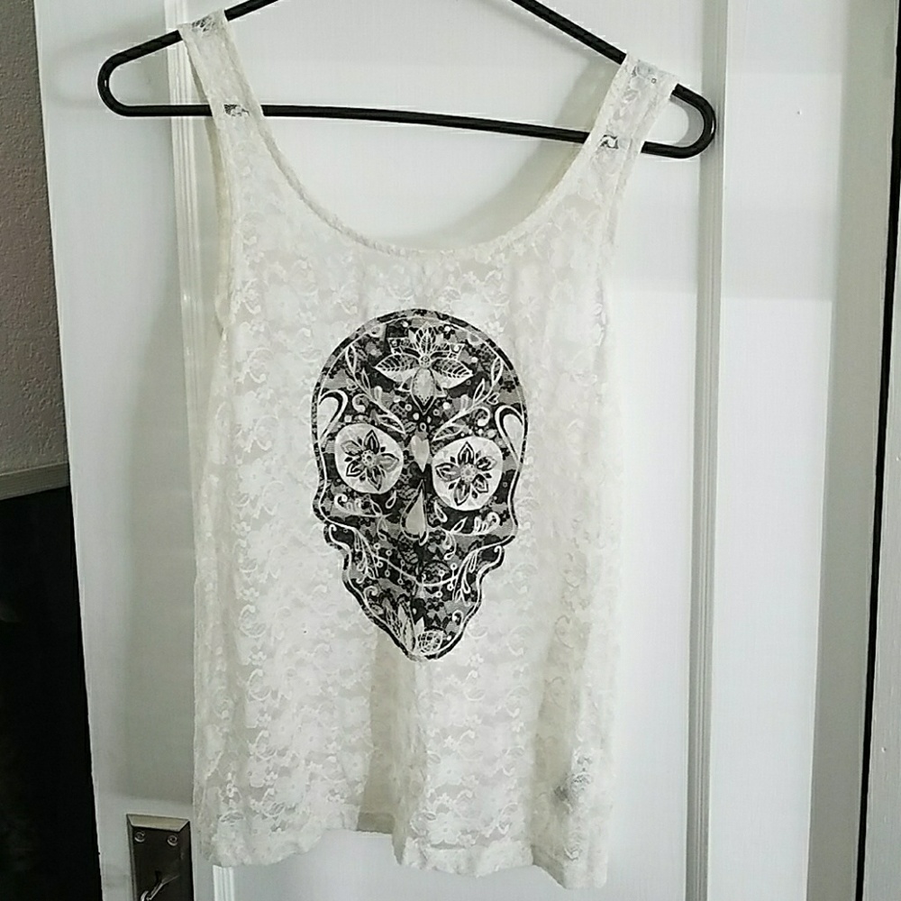 Lace tank top